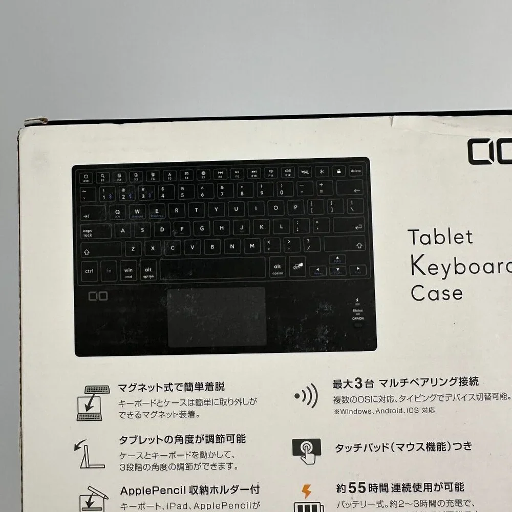 CIO iPad Keyboard Case w/ Touch Pad for 10.5